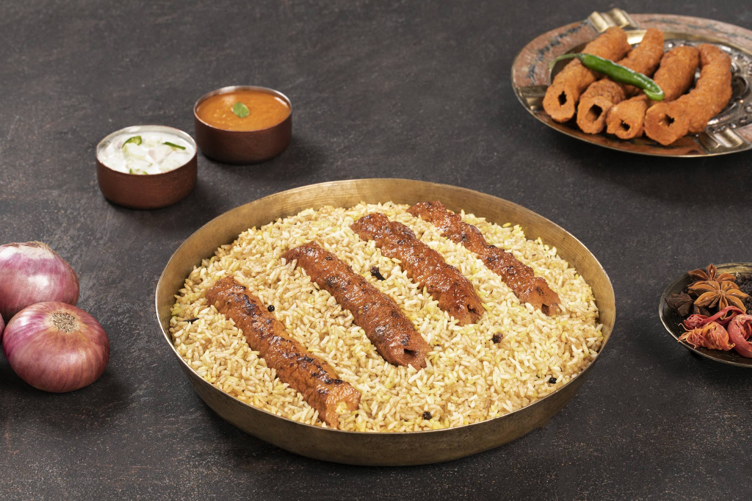 Gosht Sheekh kebab Biryani