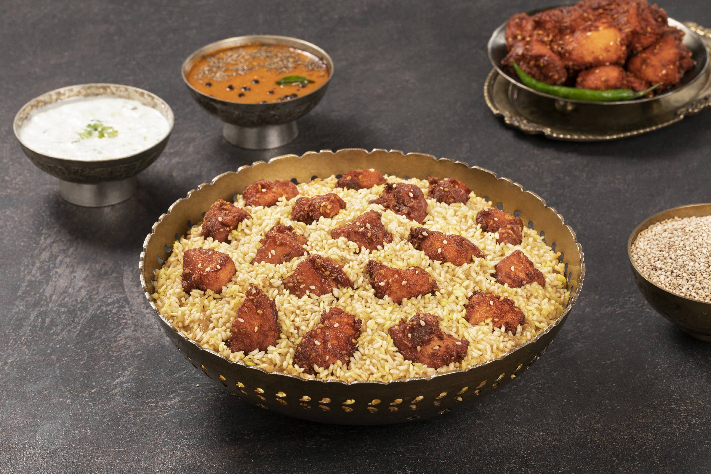 Murg Boneless kebab Biryani